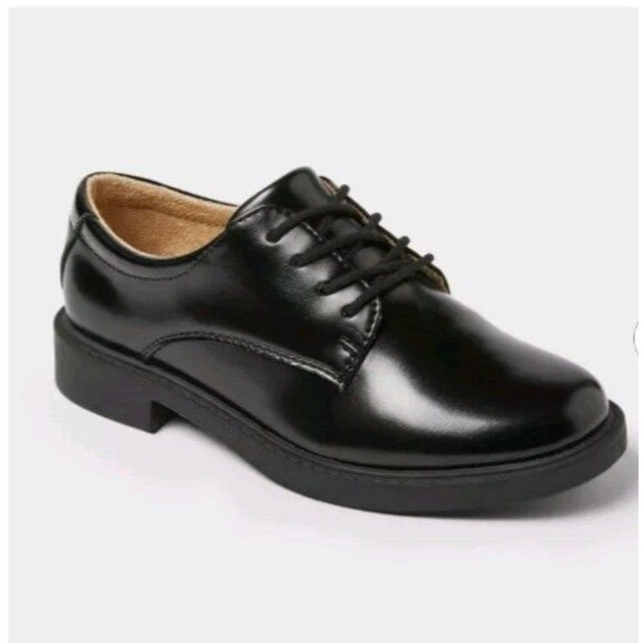 Cat & Jack Other - Cat & Jack Kids' Will Boy Oxford Dress Shoes Lace Up Faux Leather Size 2